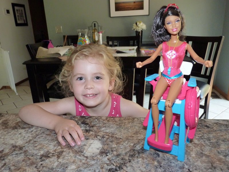 Thanks for the cool new Barbie, Aunt Amber!
