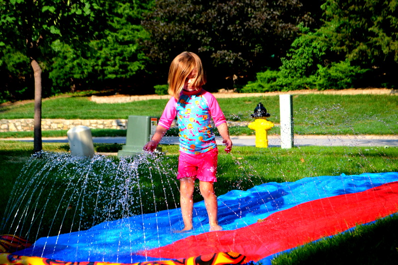 Charlotte didn't the slide part of a water slide :)